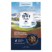 Ziwi Peak Steam And Dried Grass Fed Beef With Southern Blue Whiting Cat Food  800 Gm
