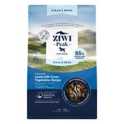 Ziwi Peak Steam And Dried Dog Food Grass-Fed Lamb With Green Vegetables  800 Gm