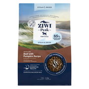 Ziwi Peak Steam And Dried Grass Fed Beef With Pumpkin Dog Food  3.2 Kg