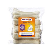 Rawhide Pressed Bones  8.5 Inch - 5 Pack