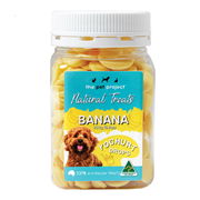 The Pet Project Banana Yoghurt Drops Dog Treats  250 Gm