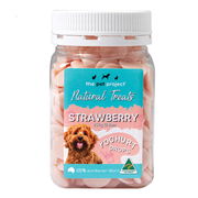 The Pet Project Strawberry Yoghurt Drops Dog Treats  250 Gm