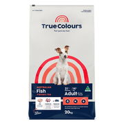 True Colours Fish And Brown Rice Adult Dry Dog Food  20 Kg