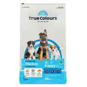 True Colours Puppy Chicken And Brown Rice Dry Dog Food  20 Kg