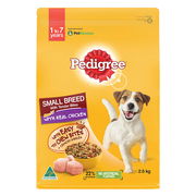 Pedigree Small Breed Adult Dry Dog Food Real Chicken  2.5 Kg
