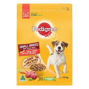 Pedigree Small Breed Dry Dog Food With Real Beef And Vegies  2.5 Kg