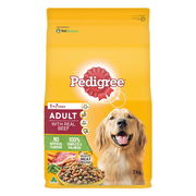 Pedigree Adult Dry Dog Food With Real Beef  3 Kg