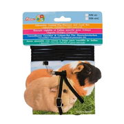 Percell Guinea Pig Harness - Black 1 Pack