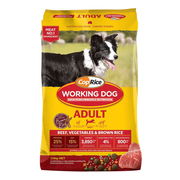 Coprice Working Dog Adult Beef, Vegetables & Brown Rice Dry Dog Food  20 Kg