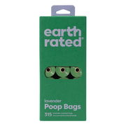 Earth Rated Dog Poop Bags Refill Rolls - Lavender Scented 315 Bags Pet Talk