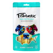 Fishtastic Hand Crafted Chews Gummy Twists Dog Treats  100 Gm