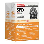 Prime100 Spd Single Protein Diets Slow Cooked Chicken & Brown Rice Wet Dog Food 354 Gm 1 Pack