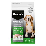 Black Hawk Original Mature 7+ Chicken & Rice Dry Dog Food  3 Kg