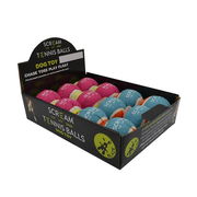 Scream Tennis Balls Dog Toy - Assorted Colours 12 X 6.5cm - Medium