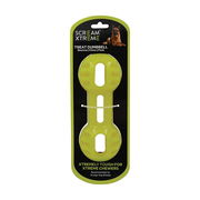 Scream Xtreme Treat Dumbbell Dog Toy - Loud Green 1 X 20cm - Extra Large