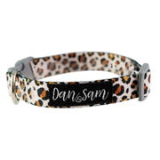 Dan & Sam Adjustable Polyester Webbing Collar For Dogs - Wild One 1 X Medium