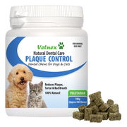 Vetnex Plaque Control Natural Dental Care Chews For Dogs & Cats - Vegetarian 100 Gm