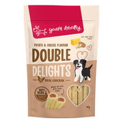 Yours Droolly Double Delights Real Chicken Tasty Dog Treats - Potato & Cheese Flavour 150 Gm