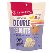 Yours Droolly Double Delights Real Chicken Tasty Dog Treats - Milky Mix-Ups 350 Gm