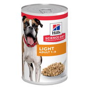 Hill's Science Diet Light Adult 1-6 Wet Dog Food 370gm 12 Cans