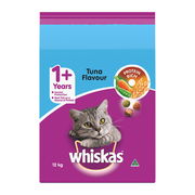 Whiskas Adult 1+ Years Tuna Flavour Dry Cat Food  12 Kg