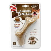 Gigwi Long Lasting Chew Wooden Antler For Dogs  15 Cm - Small