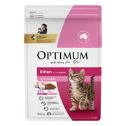 Optimum Kitten 2-12 Months With Chicken Dry Cat Food  800 Gm