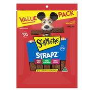 Schmackos Strapz Variety Pack With Beef, Chicken And Liver Dog Treats  500 Gm