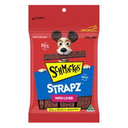 Schmackos Strapz With Liver Real Meat Recipe Dog Treats  200 Gm