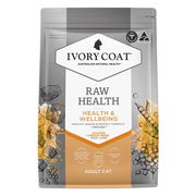 Ivory Coat Raw Health Adult Chicken + Freeze Dried Raw Lamb Health & Wellbeing Dry Cat Food  2 Kg