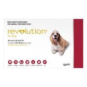 Revolution (Selamectin) For Medium Dogs 10.1 To 20kg (Red) 3 Pack + Free Canex