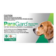Paragard Broad Spectrum Wormer For Dogs 10kg 100 Tablet