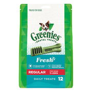 Greenies Fresh Dental Dog Treats Regular 11 - 22kg 340 Gm