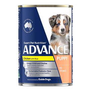 Advance Puppy All Breed Chicken With Rice Wet Dog Food 700gm 12 Cans