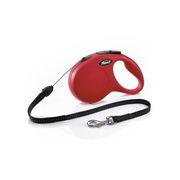 Flexi - Retractable Cord Lead - Red 5 M - Small