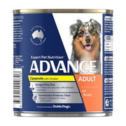 Advance Adult All Breed Casserole With Chicken Wet Dog Food 700gm 12 Cans