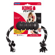 Kong Dental Rubber Toy For Dogs - Extreme With Rope 1 X Medium
