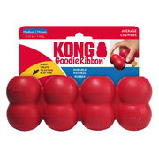 Kong Goodie Ribbon Rubber Toy For Dogs  1 X Medium