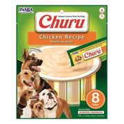 Inaba Churu Chicken Recipe Dog Treat  8 Tubes