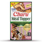 Inaba Churu Meal Topper Chicken With Salmon Recipe For Adult Dogs  3 Tubes