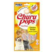 Inaba Churu Pops Chicken Recipe Cat Treat  4 Tubes
