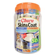 Inaba Churu Skin & Coat Variety Packs Cat Treats  50 Tubes