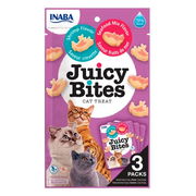 Inaba Juicy Bites Shrimp And Seafood Mix Flavor Cat Treat  3 Pack