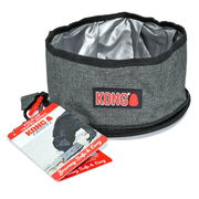 Kong Travel Fold-Up Bowl For Dogs  1 Pack