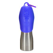 Kong H2o Stainless Steel Bottle With Lid Bowl For Dogs - Blue 740 Ml