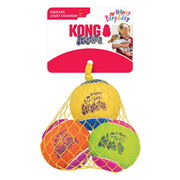 Kong Squeakair Birthday Squeaker Toy For Dogs - Balls 3 X Medium