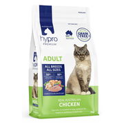 Hypro Premium Adult All Breeds All Sizes Grain Free Chicken Dry Cat Food  2.5 Kg