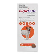 Bravecto For Small Dogs 4.5-10kg (Orange) 4 Chews