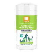 Nootie Waterless Shampoo Wipes With Aloe & Oatmeal For Dogs & Cats - Cucumber Melon 70 Wipes