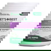Vet's Best Nature's Health Care Clean Eye + Ear Professional Wipes For Dogs & Cats  160 Pieces